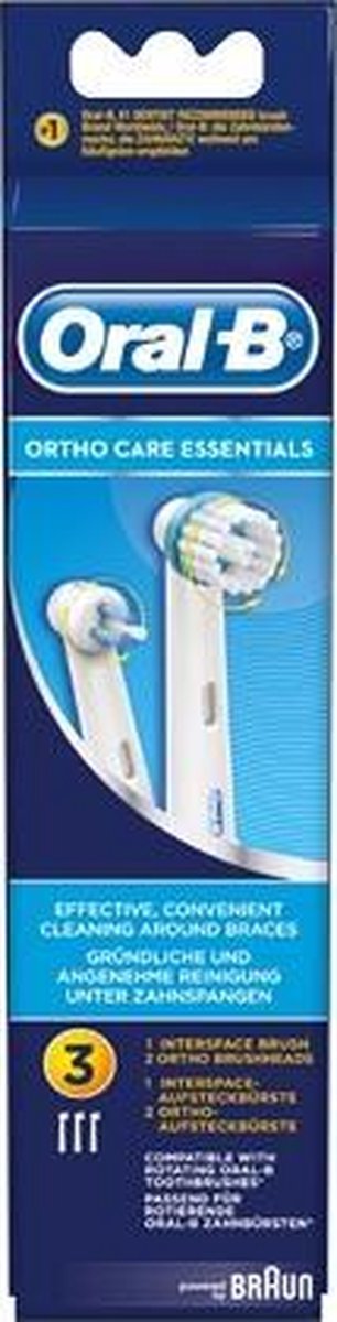 Oral B Refill Ortho Care Opzetborstel 4 x 3 stuks - Voordeelverpakking
