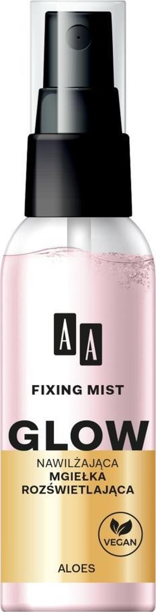 Aa - Fixing Mist Glow mgiełka rozświetlająca utrwalająca makijaż 50ml