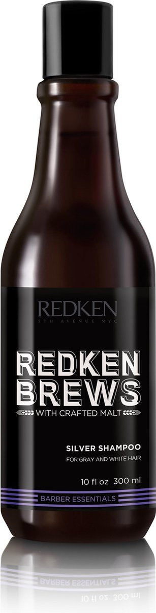 Redken Brews Silver 300ml Mannen Zakelijk Shampoo