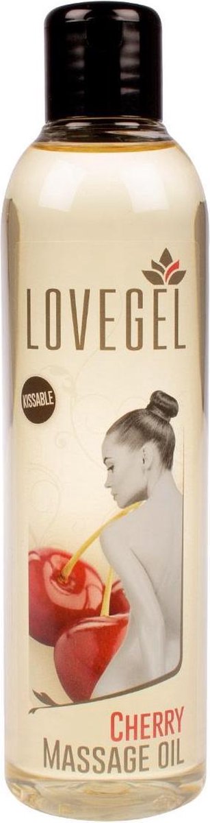 Lovegel Massage Olie Cherry 250 ml