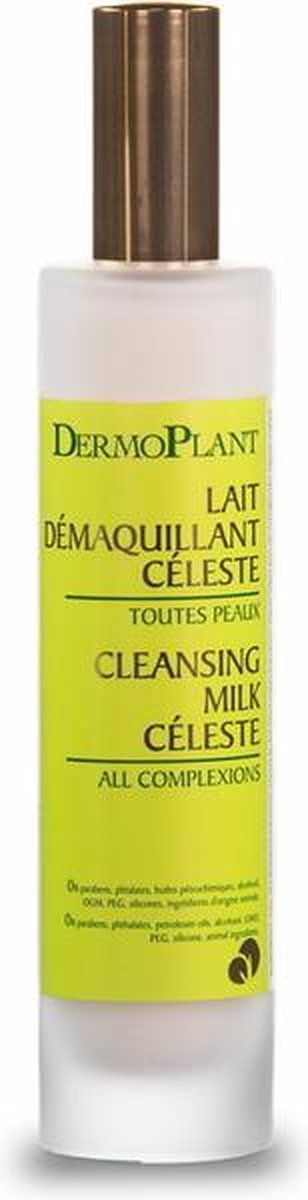 DERMOPLANT CELESTE Lait demaquillant -  Met aloe vera en tarwekiemolie - Biologisch - Allergenvrij - 125ml