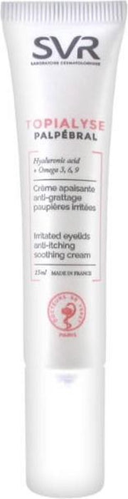 Svr Topialyse Palpebral Creme Apaisante Anti-grattage Geirriteerde Oogleden 15ml