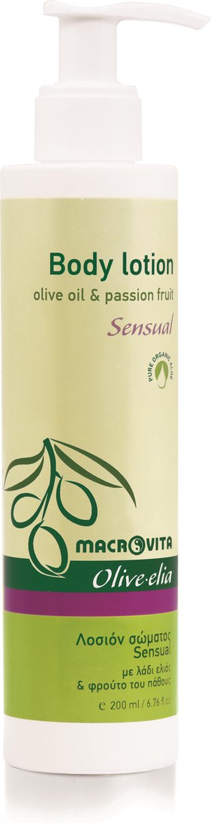Macrovita Olive-elia Bodylotion Sensual met Passievrucht
