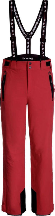 Luhta Kortepohja heren soft shell broek rood
