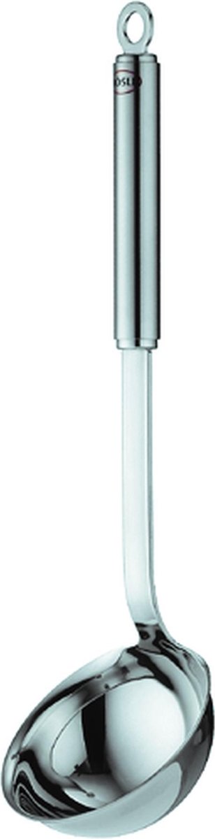 Rösle opscheplepel met haak - RVS - 9 cm - Zilver