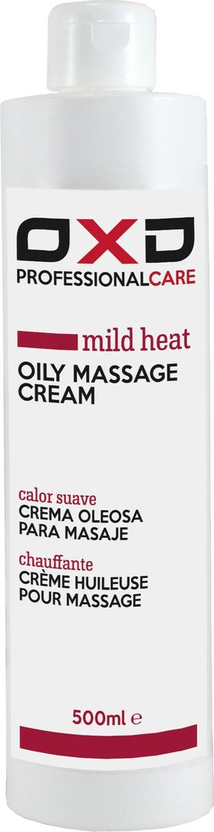 OXD Professional Care Oily massage crème mild heat 500 ml