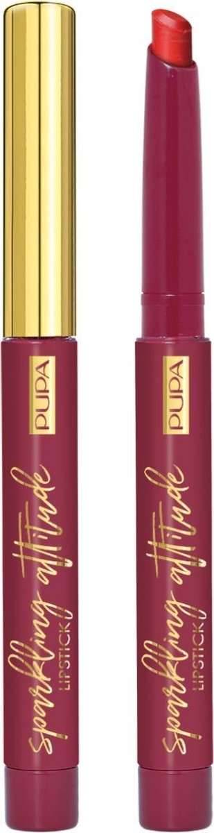 PUPA Sparkling Attitude Matt Lipstick 001 Precious Cherry