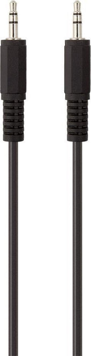 Belkin F3Y111bf2M-P Jackplug Audio Aansluitkabel [1x Jackplug male 3.5 mm - 1x Jackplug male 3.5 mm] 2.00 m Zwart Vergulde steekcontacten