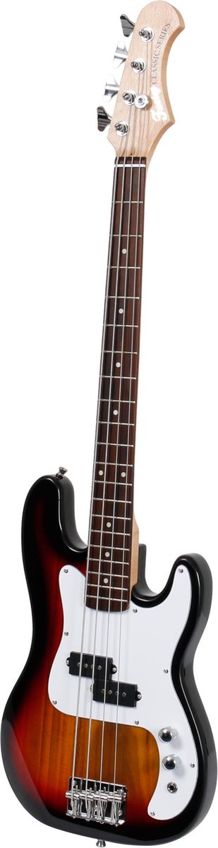 Fazley biedt met de FPB034SB een elektrische basgitaar