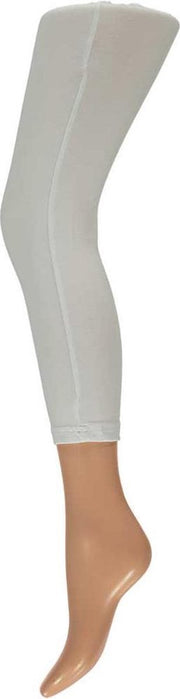 Sarlini Dames Legging Lang Katoen Wit XXL