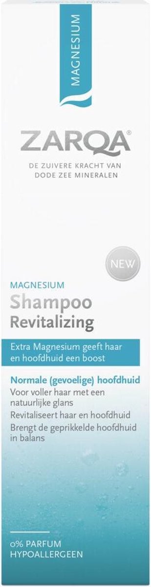 ZARQA Magnesium Shampoo Revitalising (revitaliseert haar en hoofdhuid) - 200ml