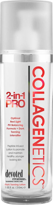 Devoted Creations - Collagenetics 2 in 1 lotion pro zonnebankcrème - 210ml