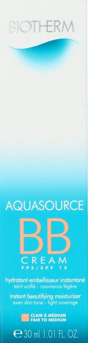 Biotherm Aquasource BB Cream SPF15 - Fair to medium - 30 ml
