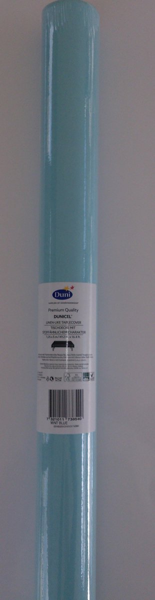 Duni tafellaken op rol - Mint Blue - 1