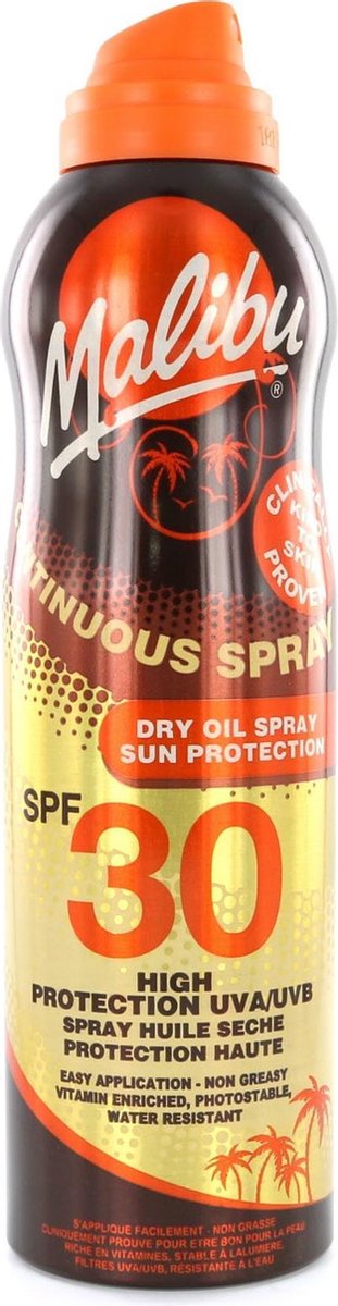 Malibu Continuous Dry Oil Spray - 175 ml (SPF 30)