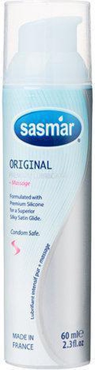 Sasmar Glijmiddel Sasmar Original (Silicone) Pomp 60 ml