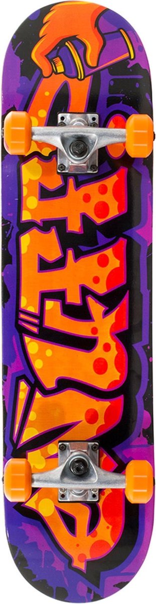 skateboard Enuff Graffiti paars 7.75