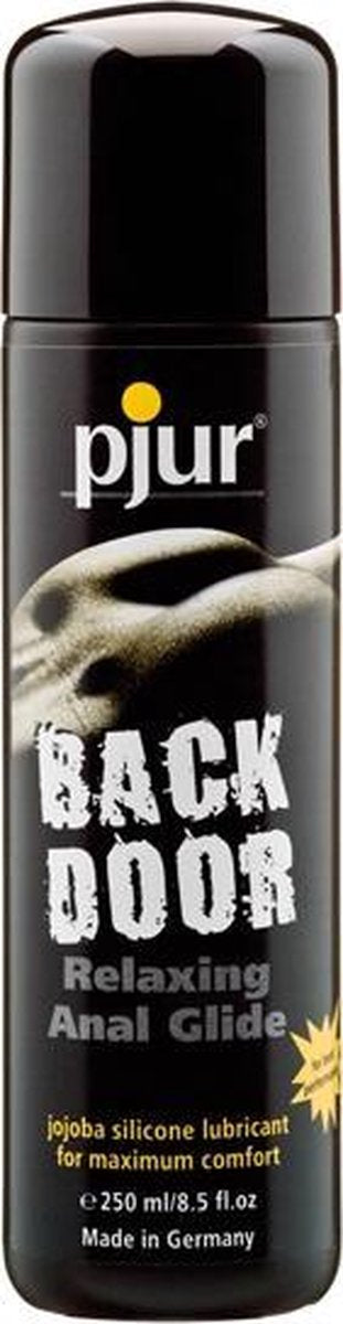 pjur - Pjur - Back Door Relaxing Silicone Anaal Glide 250 ml - Glijmiddel - Anaal siliconenbasis