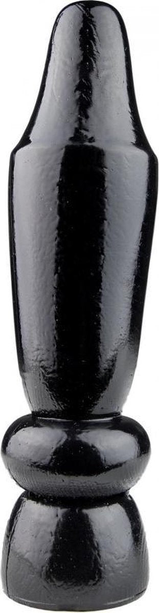 XXLTOYS - Lacerta - Plug - Inbrenglengte 16 X 4.7 cm - Black - Uniek design Buttplug - grote Anaal plug - voor Diehards only - Made in Europe