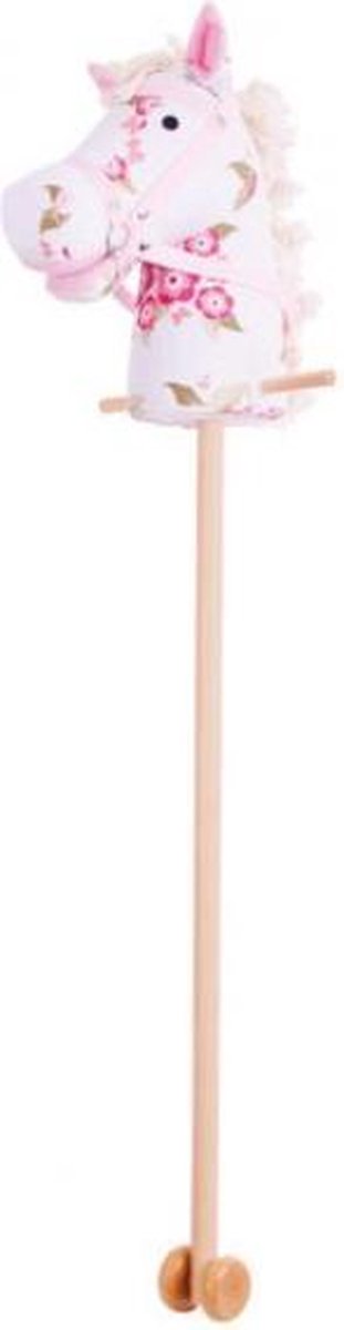 BigJigs houten stokpaard Roze