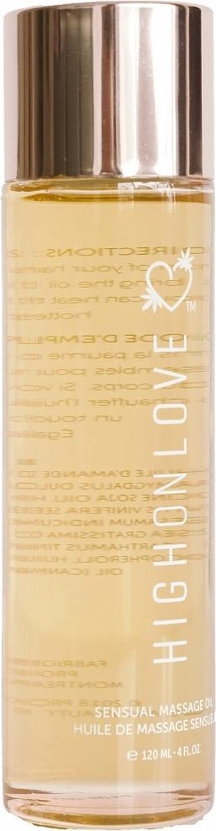Massage Oil Lychee Martini - 120 ml - Massage Oils - gold