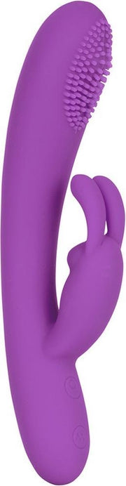Embrace™ Massaging Rabbit - Purple - Rabbit Vibrators -