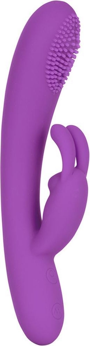 Embrace™ Massaging Rabbit - Purple - Rabbit Vibrators -