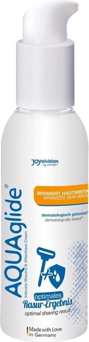 Joydivision Lichaamsverzorging AQUAglide intimate shaving & aftershave cream 125 ml Wit