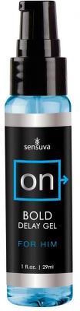 Sensuva Bold Gel Klaarkomen Uitstellen voor Mannen - 29 ml