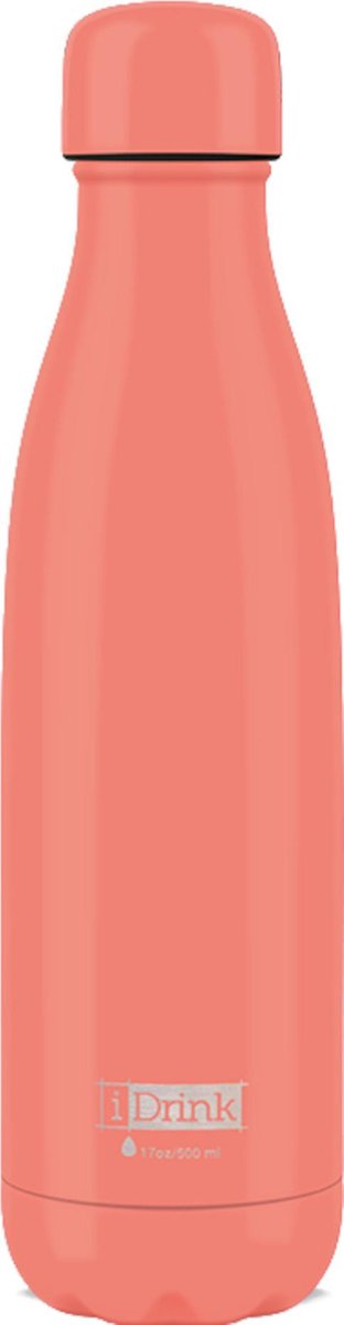 I-drink Thermosfles 500 Ml Rvs Koraalrood