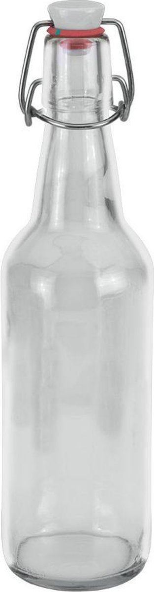 Metaltex Beugelfles 500 Ml 27 X 7 Cm Glas Transparant