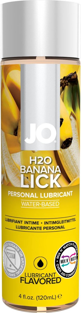 JO H2O Banana Lick - Glijmiddel op Waterbasis - Banaan - 120ml