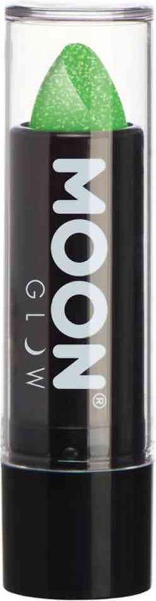 Moon Creations Lippenstift Moon Glow - Neon UV Glitter Groen