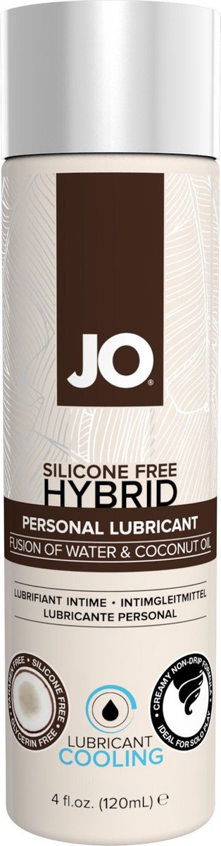 System JO Siliconenvrij Hybrid verkoelend Glijmiddel - Koko's- 120 ml