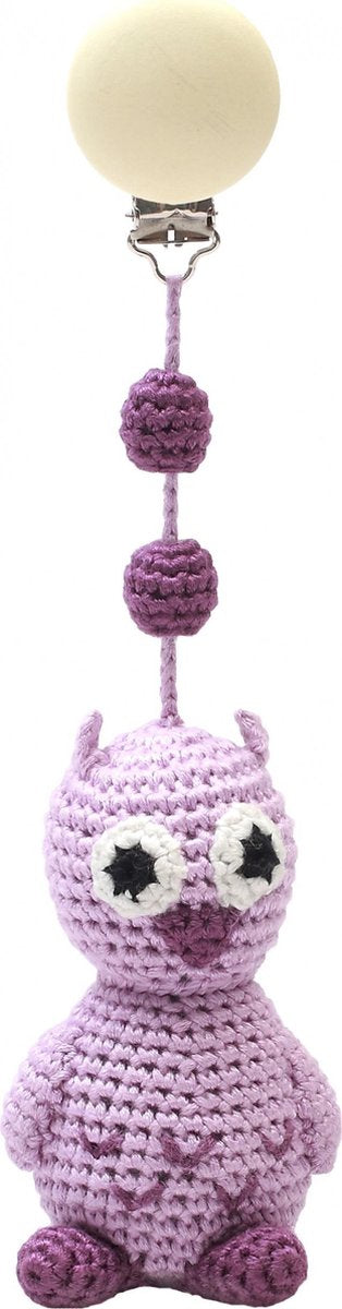 Naturezoo Kinderwagenhanger Uil 20 Cm Lila