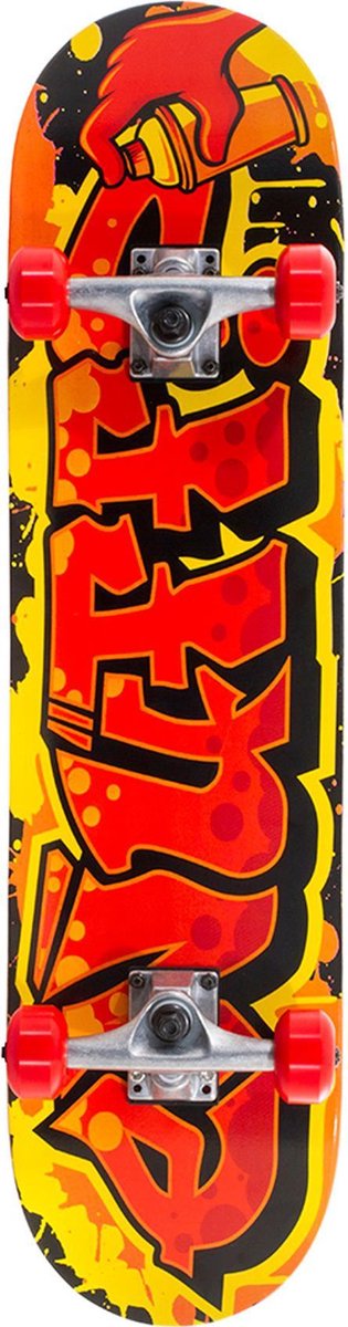 Skateboard Enuff Graffiti geel 7.75