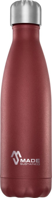 Made Sustained Knight Drinkfles RVS 500ml - Bordeaux Red