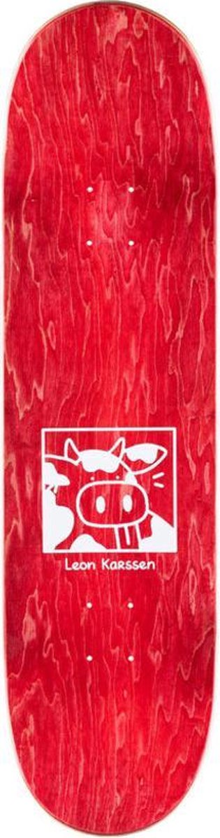 Leon Karssen Scowtboard Skateboard Deck Black/Multi 8.25