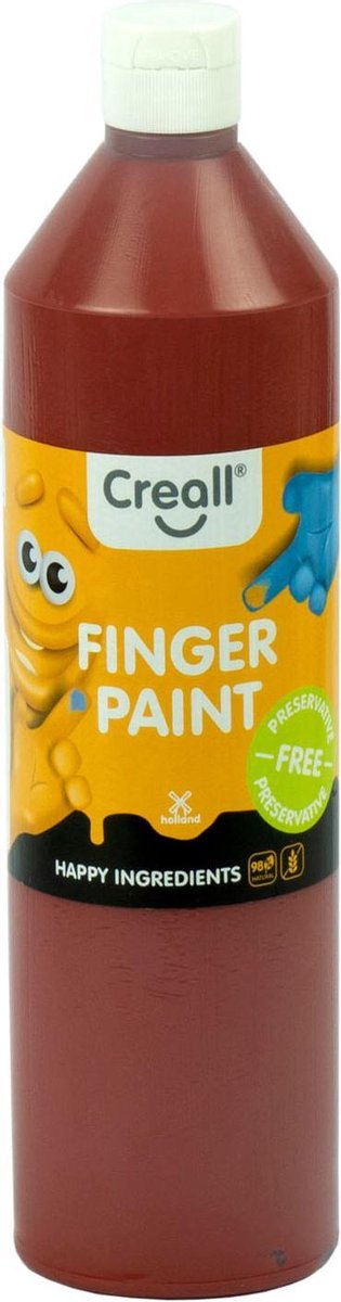 Vingerverf Creall 750ml *BRUIN* PRESERVATIVE FREE