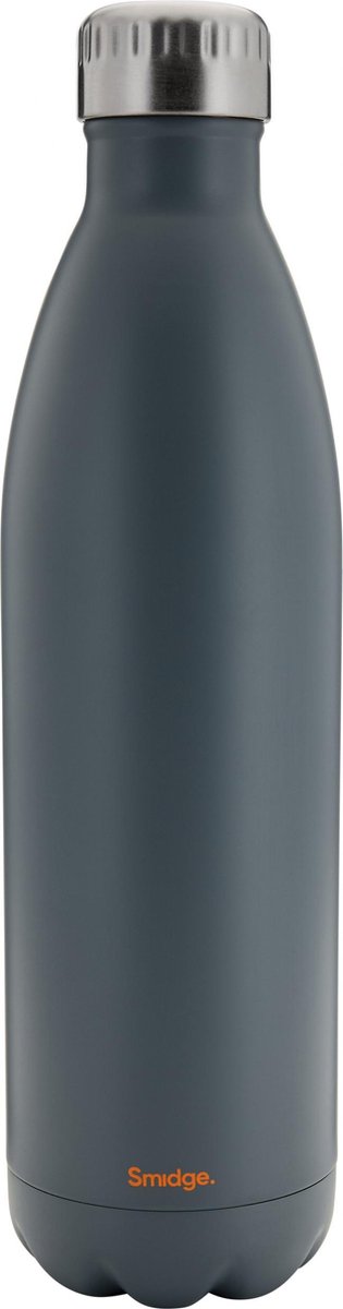 Smidge Thermosfles On The Go 750 Ml Rvs Grijs/zilver