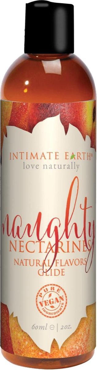Intimate Earth Natural Flavors Glijmiddel Nectarines - 60 ml