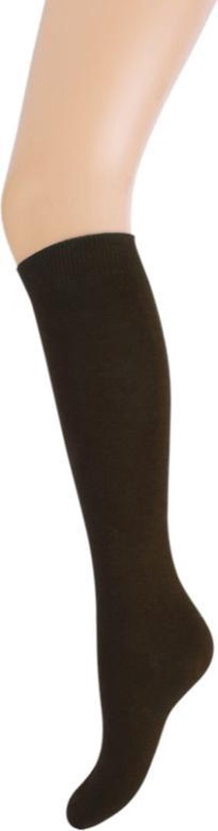 Teckel 2-Pack Kniekousen (Geen Overknee) Bruin