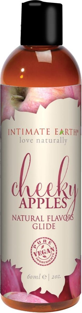 Intimate Earth Natural Flavors Glijmiddel Appel - 60 ml