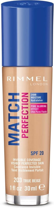 Rimmel Match Perfection Foundation - 203 True Beige