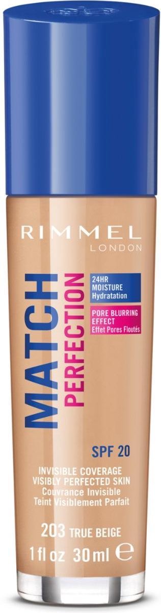 Rimmel Match Perfection Foundation - 203 True Beige