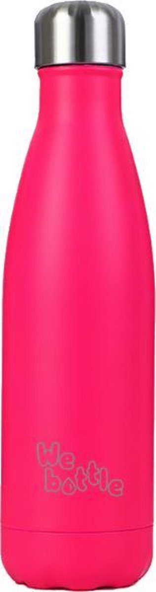 500 ML Bottle Pink - Roze - We Bottle - WaterFles