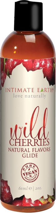 Intimate Earth Natural Flavors Glijmiddel Wilde Kersen - 60 ml