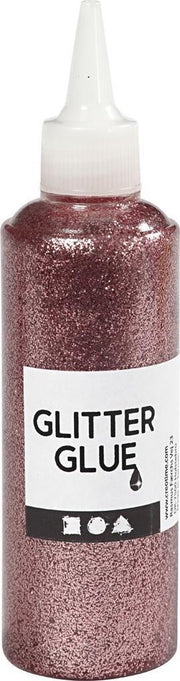 Creotime Glitterlijm Zalmroze 118 Ml