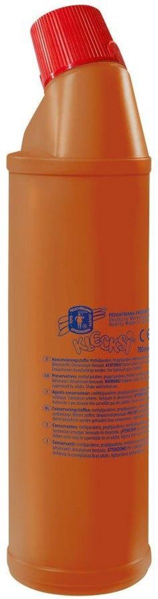 Feuchtmann Klecksi Fles Vingerverf 900 Ml Bruin