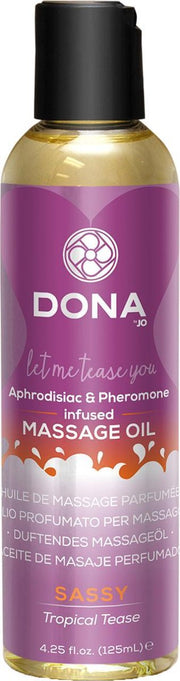 Dona Scented Massage Olie Tropical Tease - 110 ml